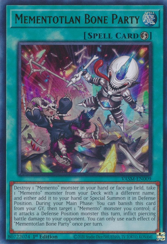 Mementotlan Bone Party [VASM-EN009] Ultra Rare | Good Games Adelaide SA