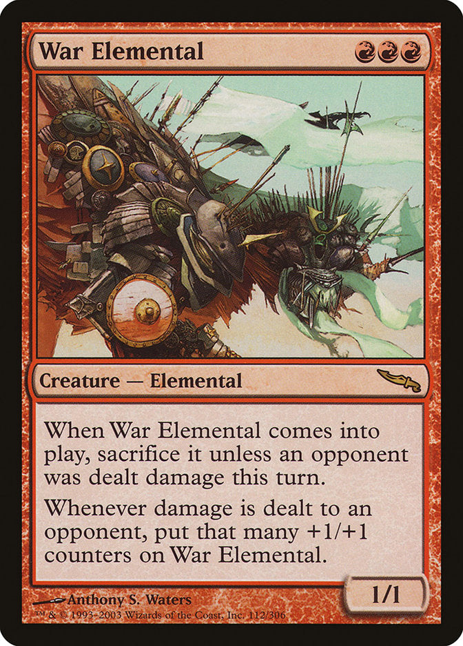 War Elemental 112 (Mirrodin)  - Foil | Good Games Adelaide SA