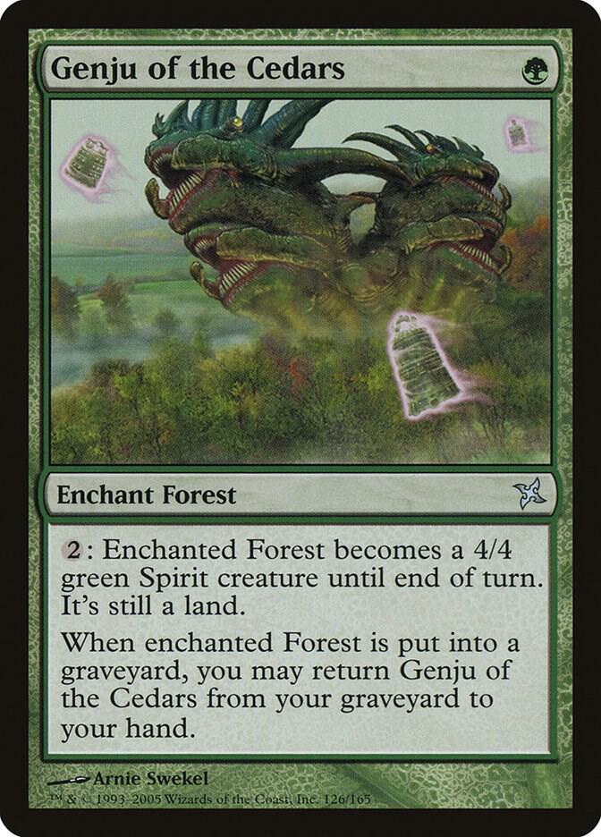 Genju of the Cedars 126 (Betrayers of Kamigawa)  - Foil | Good Games Adelaide SA