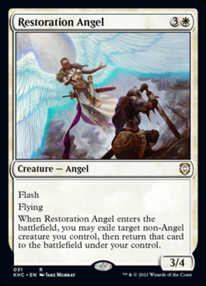 Restoration Angel [Kaldheim Commander] | Good Games Adelaide SA