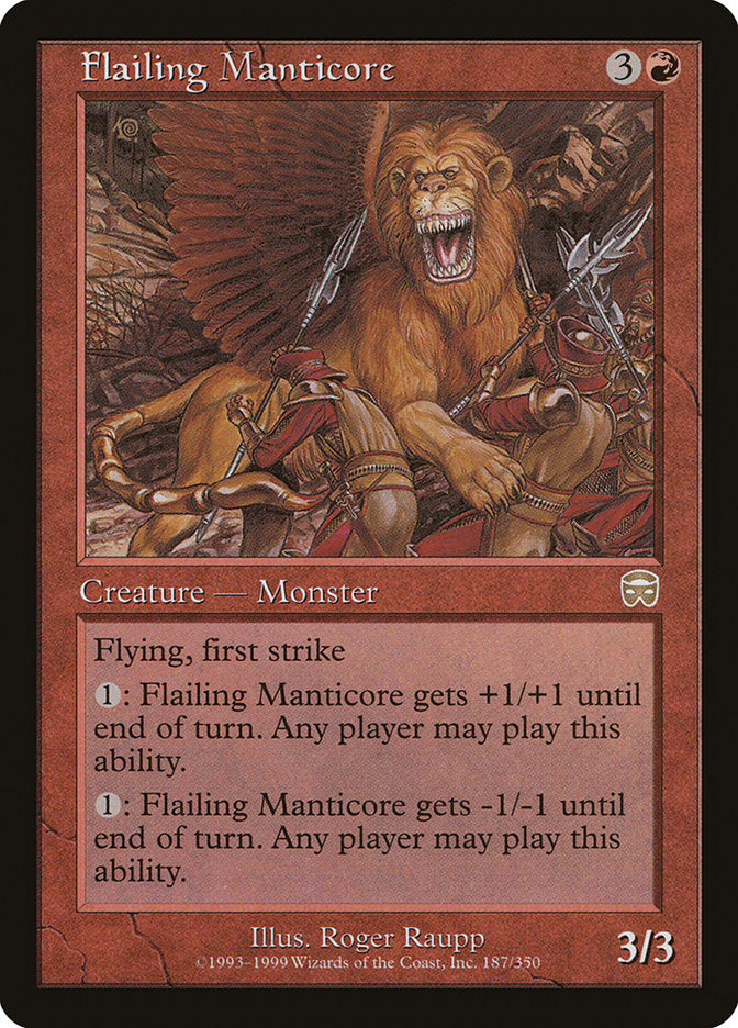 Flailing Manticore 187 (Mercadian Masques)  | Good Games Adelaide SA