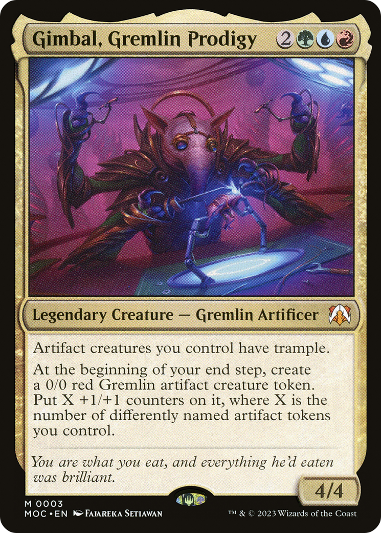 Gimbal, Gremlin Prodigy [March of the Machine Commander] | Good Games Adelaide SA