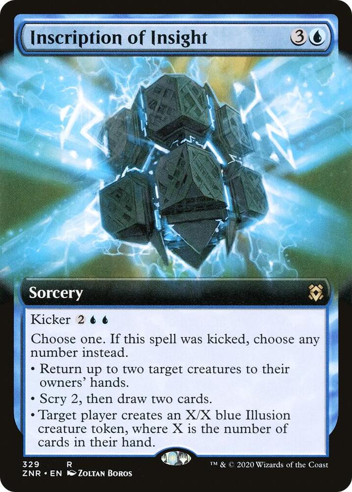 Inscription of Insight 329/280 (Zendikar Rising)  - Foil | Good Games Adelaide SA