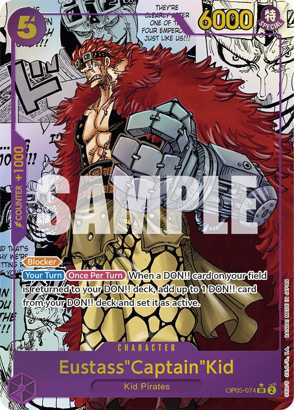 Eustass"Captain"Kid (Alternate Art)(Manga) [Awakening of the New Era] | Good Games Adelaide SA