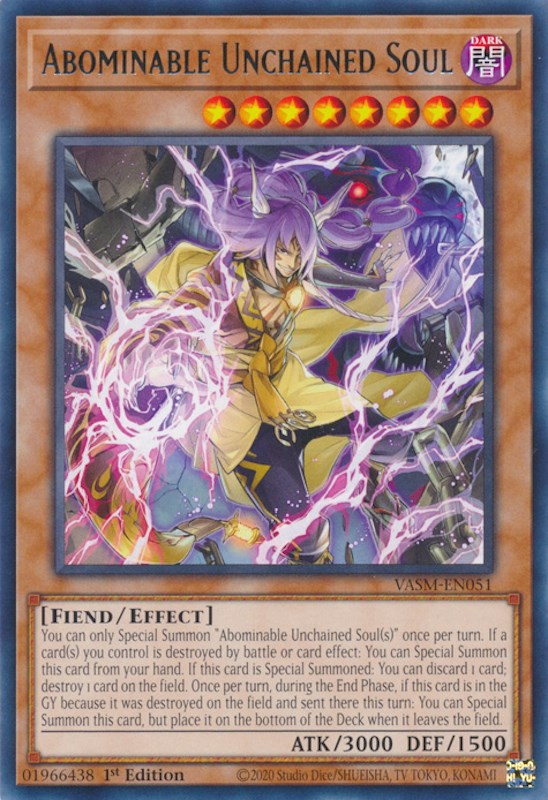 Abominable Unchained Soul [VASM-EN051] Rare | Good Games Adelaide SA