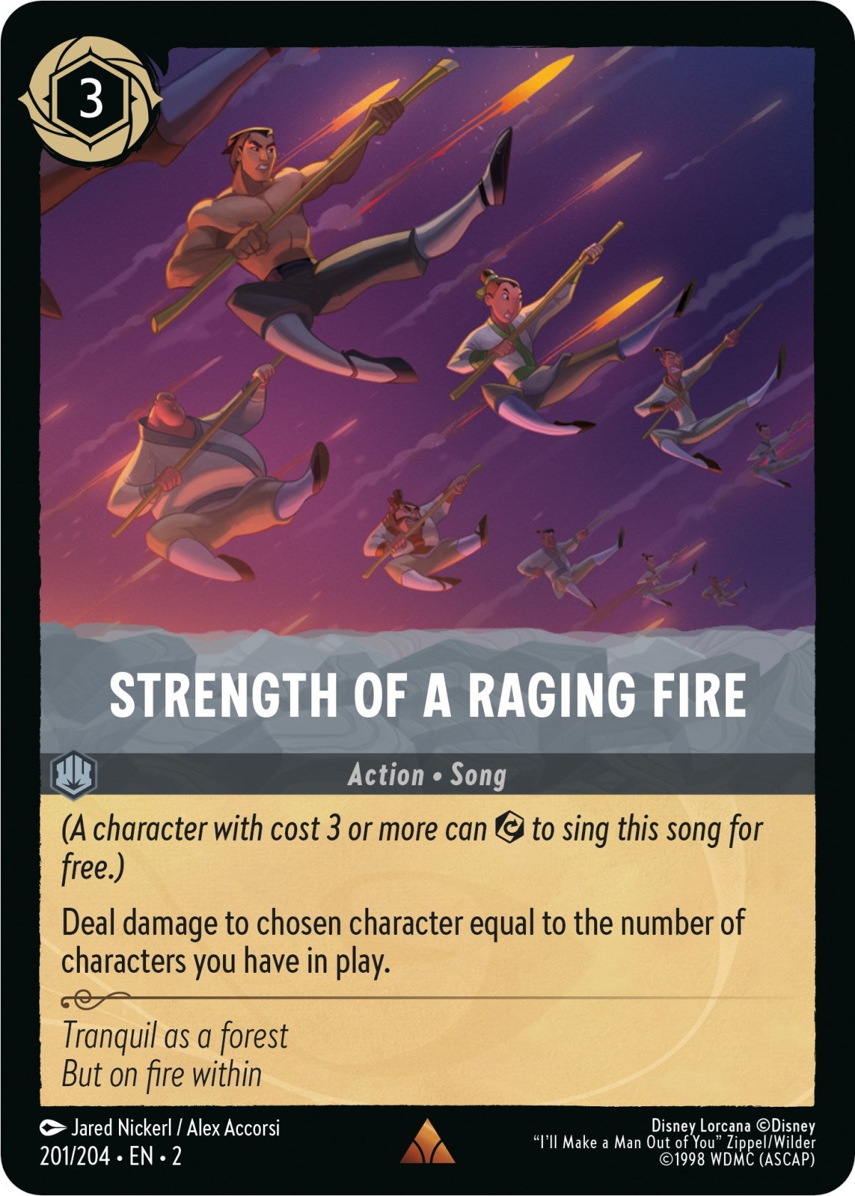 Strength of a Raging Fire (201/204) [Rise of the Floodborn] | Good Games Adelaide SA