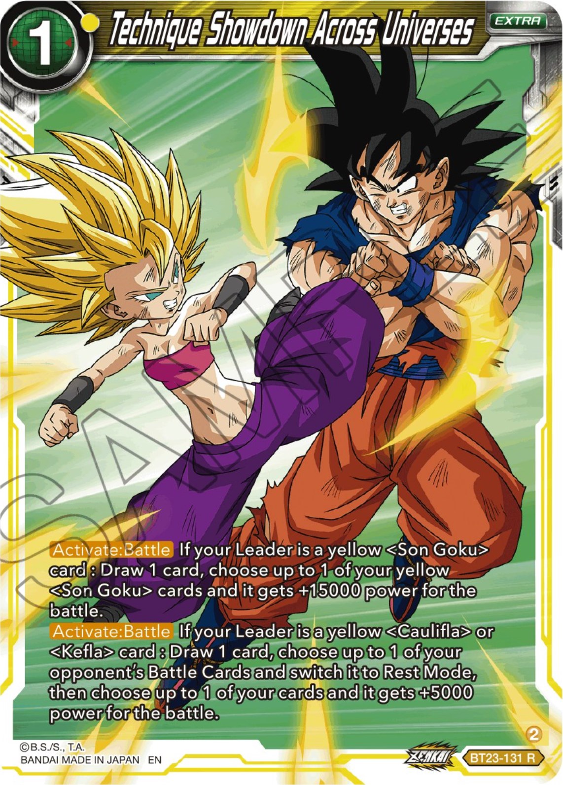 Technique Showdown Across Universes (BT23-131) [Perfect Combination] | Good Games Adelaide SA