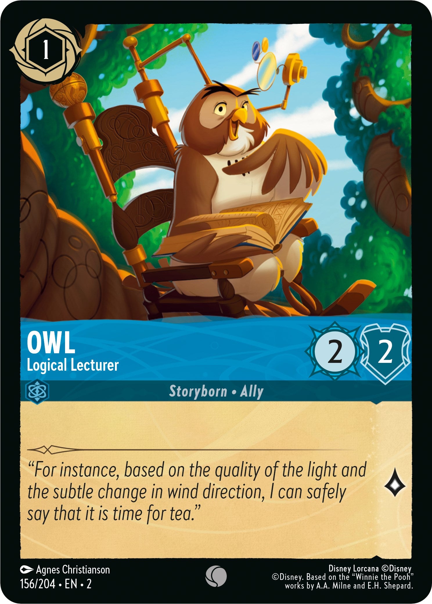 Owl - Logical Lecturer (156/204) [Rise of the Floodborn] | Good Games Adelaide SA