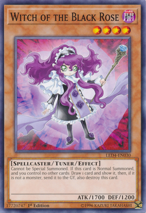 Witch of the Black Rose [LED4-EN030] Common | Good Games Adelaide SA