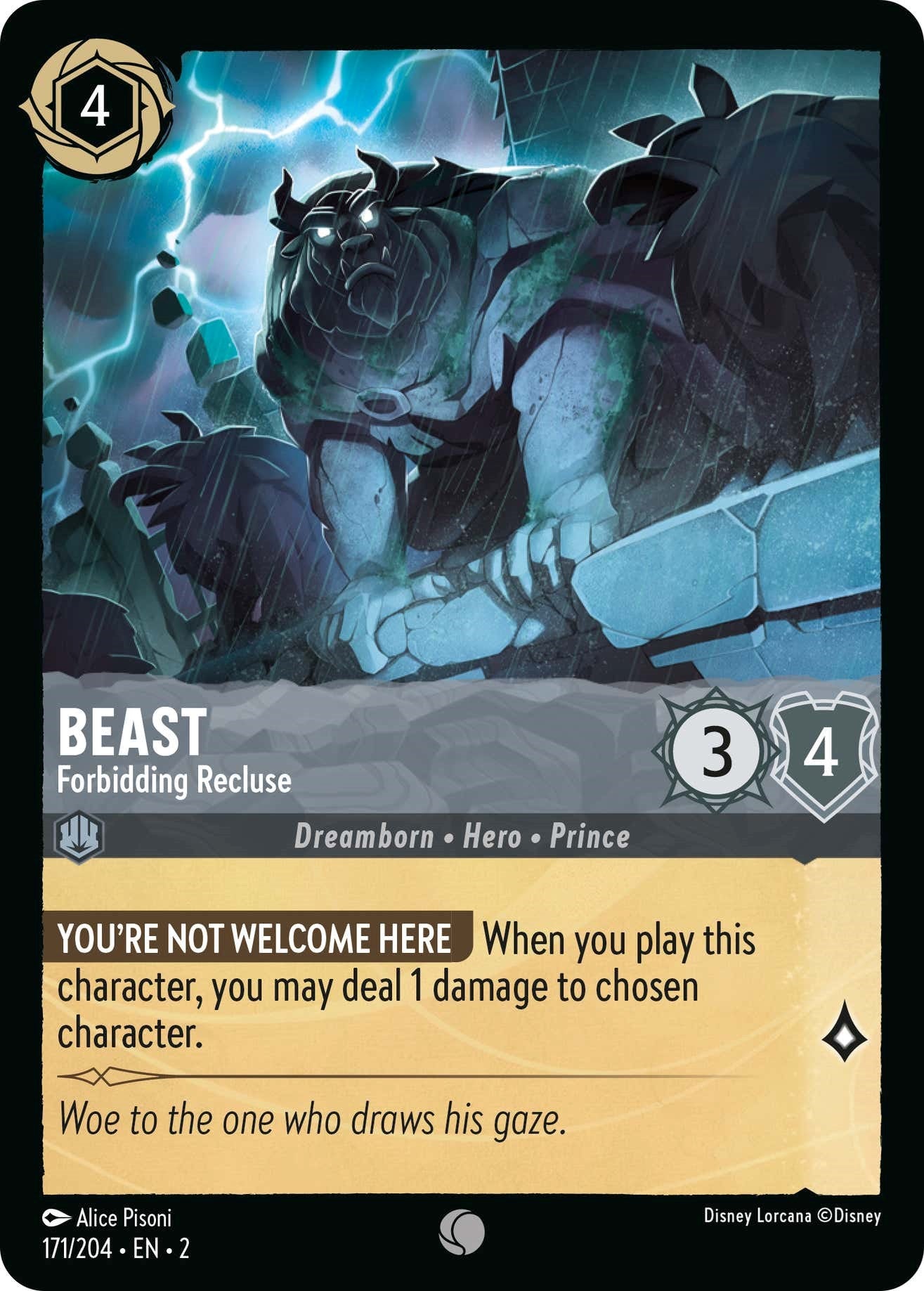 Beast - Forbidding Recluse (171/204) [Rise of the Floodborn] | Good Games Adelaide SA