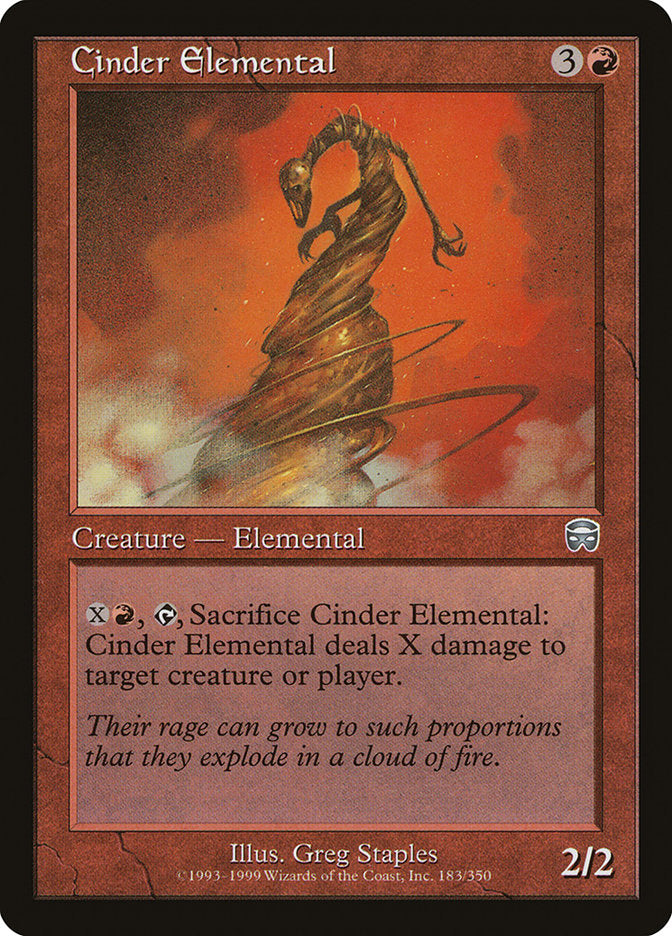Cinder Elemental [Mercadian Masques] | Good Games Adelaide SA