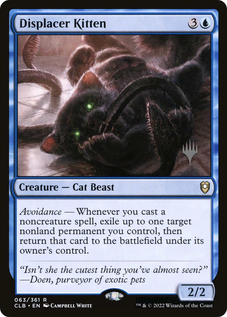 Displacer Kitten (Promo Pack) [The Lost Caverns of Ixalan Promos] | Good Games Adelaide SA