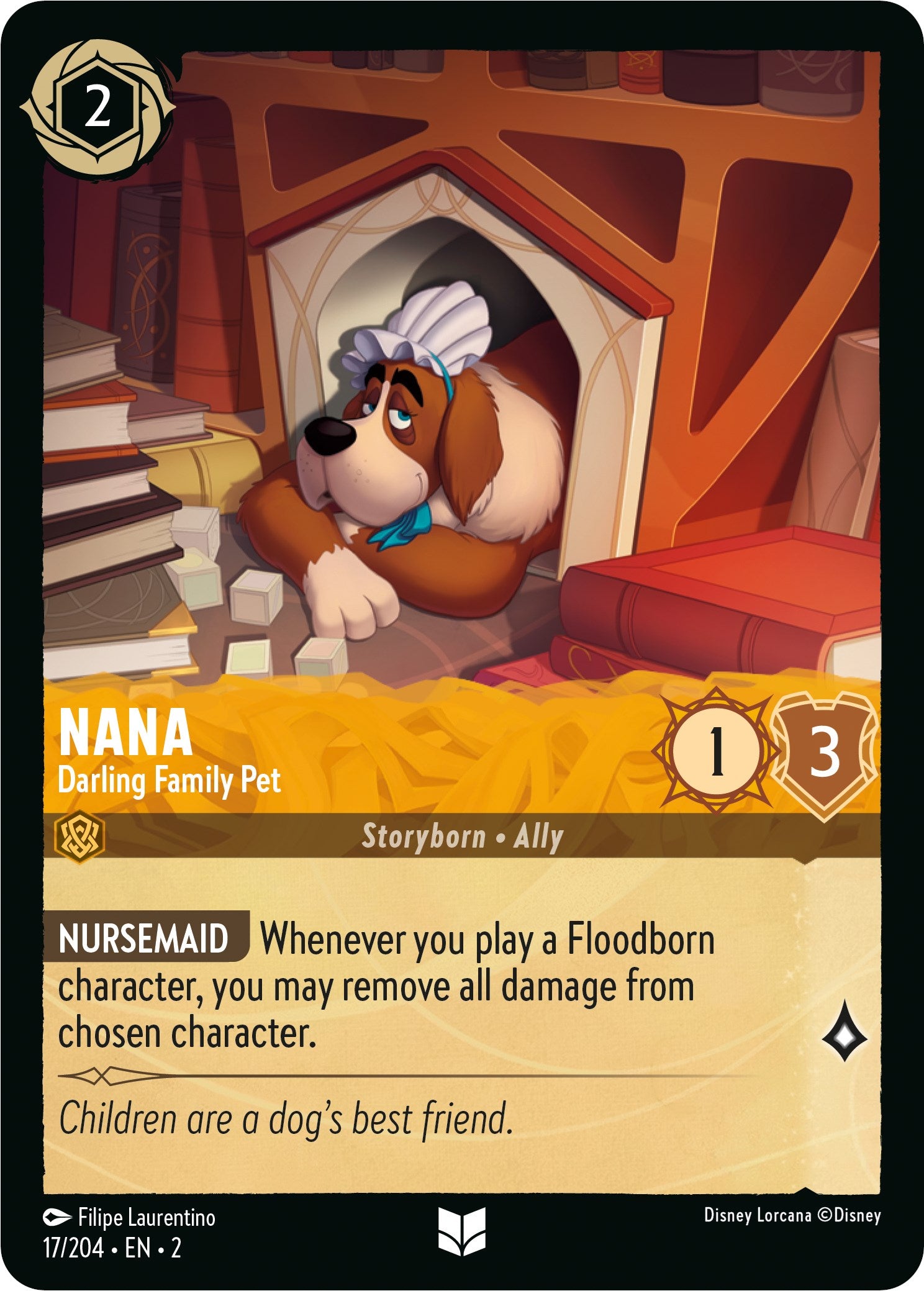 Nana - Darling Family Pet (17/204) [Rise of the Floodborn] | Good Games Adelaide SA