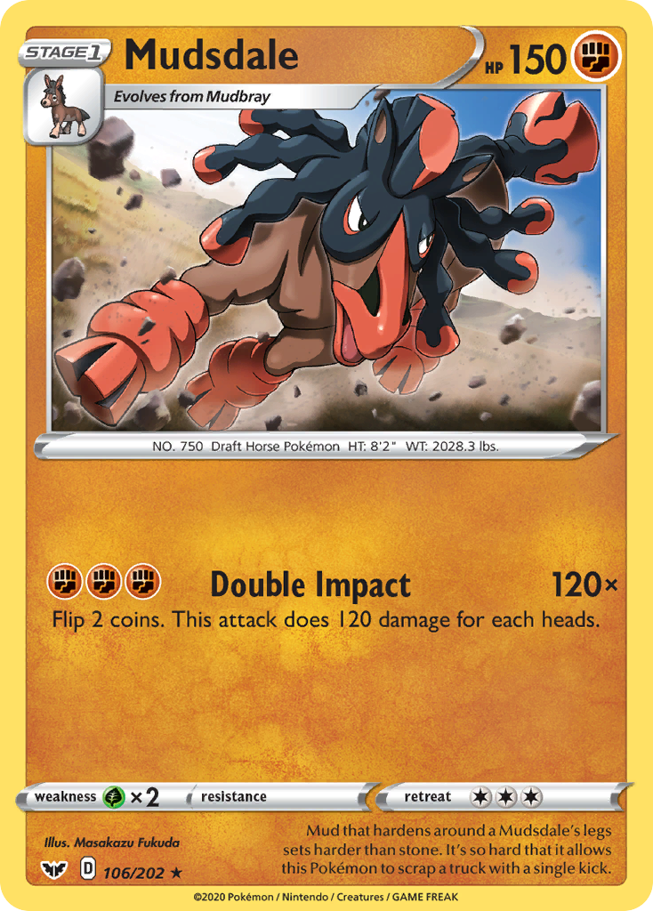 Mudsdale (106/202) [Sword & Shield: Base Set] | Good Games Adelaide SA