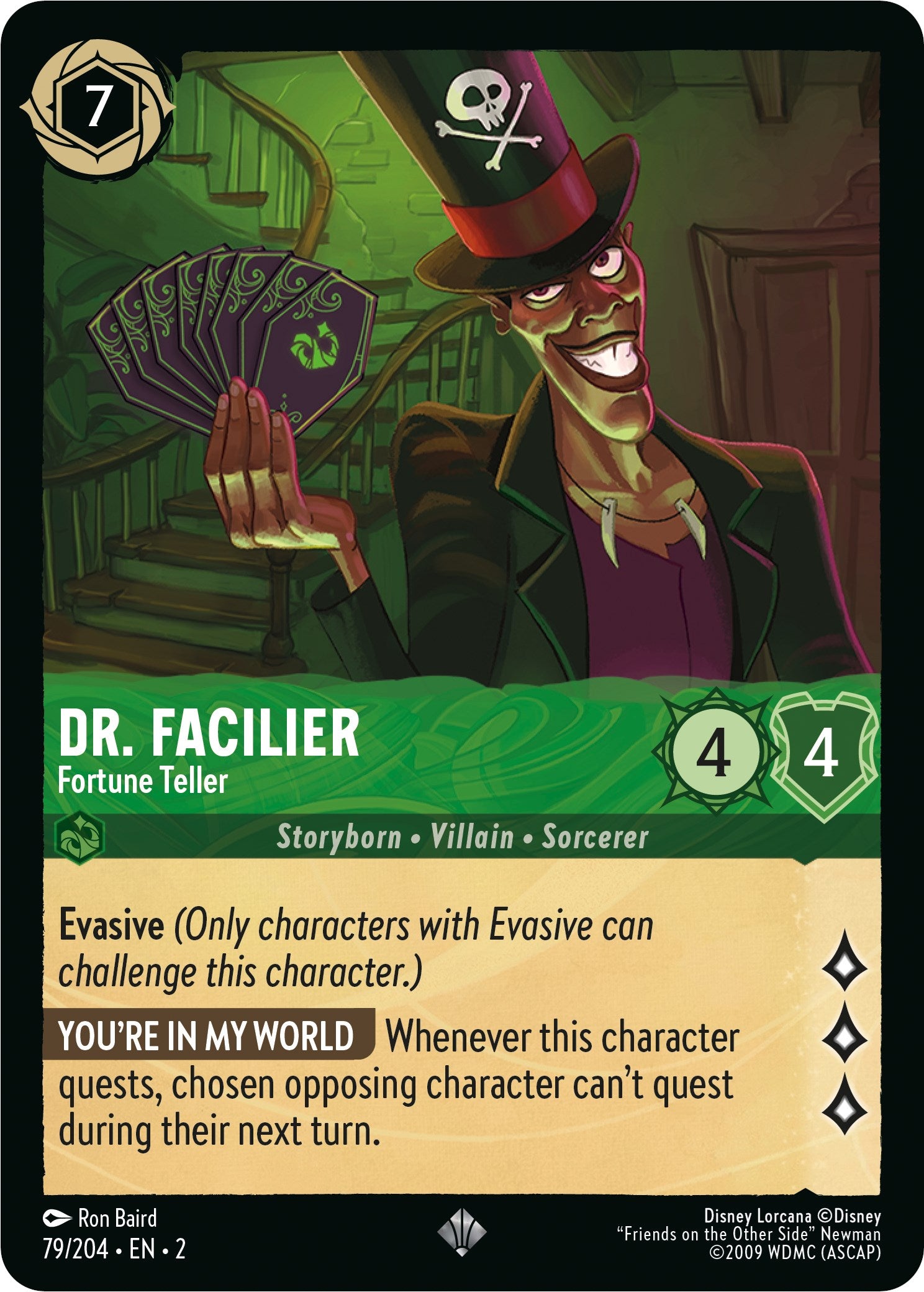 Dr. Facilier - Fortune Teller (79/204) [Rise of the Floodborn] | Good Games Adelaide SA