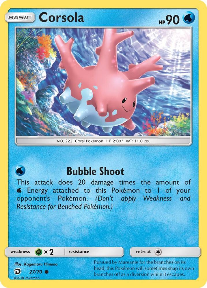 Corsola 27/70 (Dragon Majesty)  | Good Games Adelaide SA