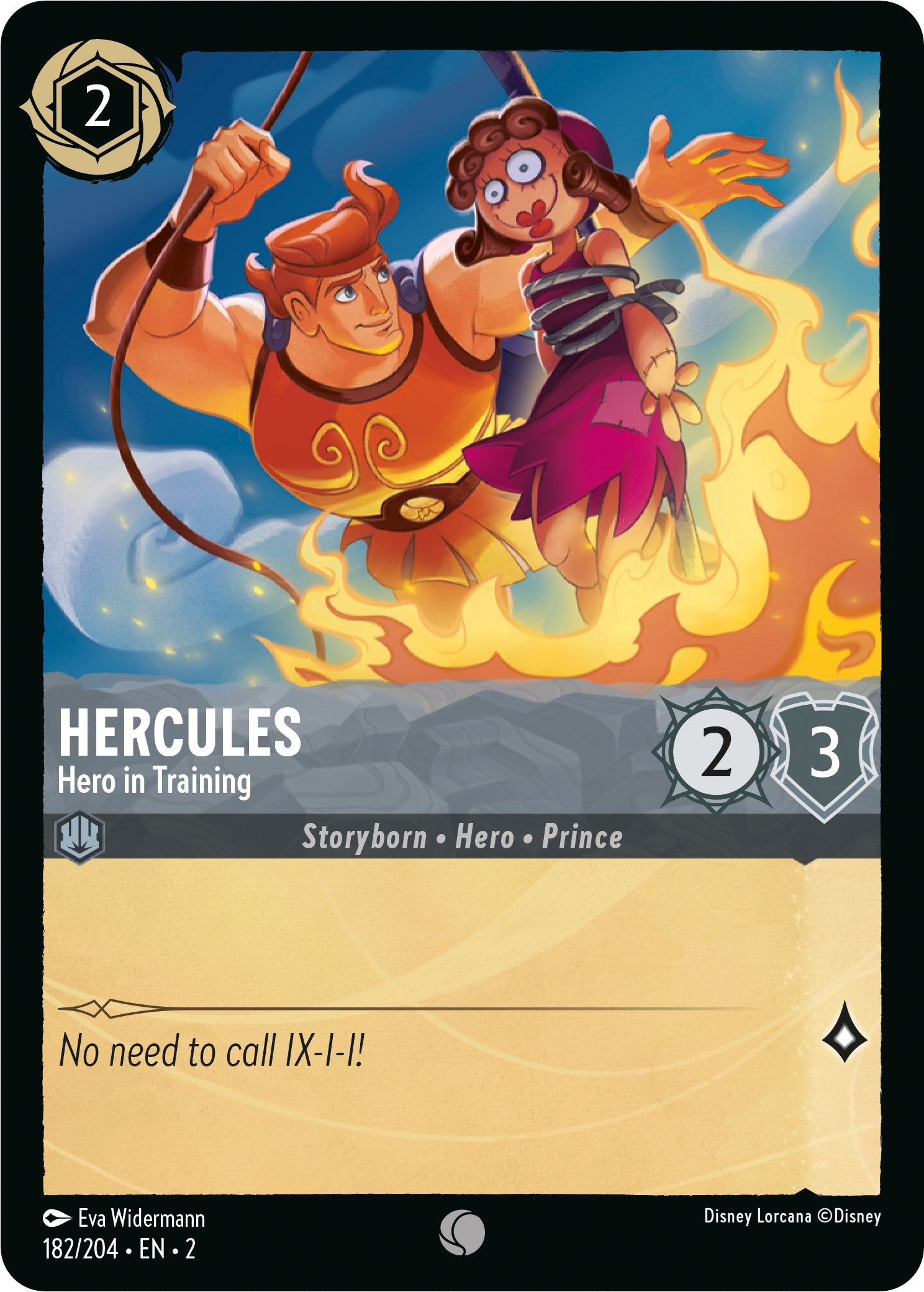 Hercules - Hero in Training (182/204) [Rise of the Floodborn] | Good Games Adelaide SA