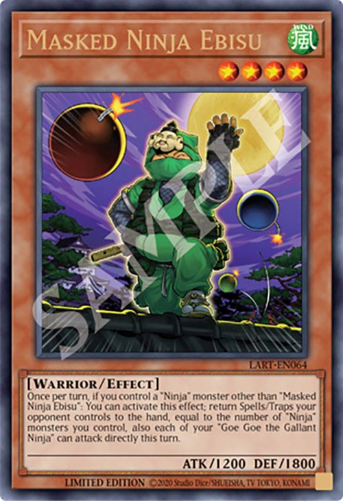 Masked Ninja Ebisu [LART-EN064] Ultra Rare | Good Games Adelaide SA