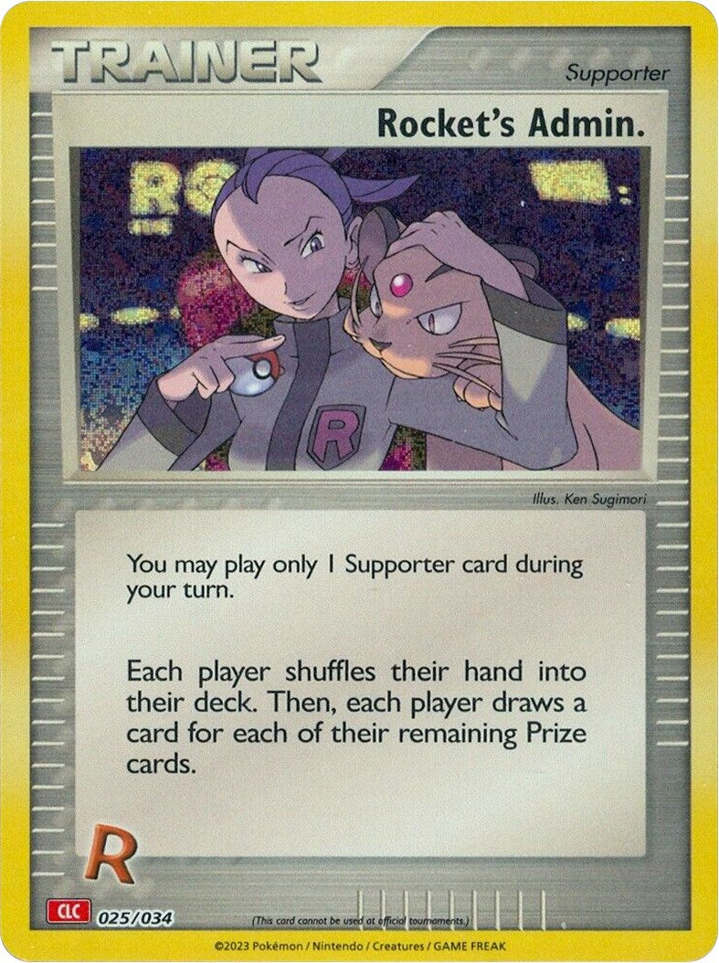 Rocket's Admin. (CLC) [Trading Card Game Classic] | Good Games Adelaide SA