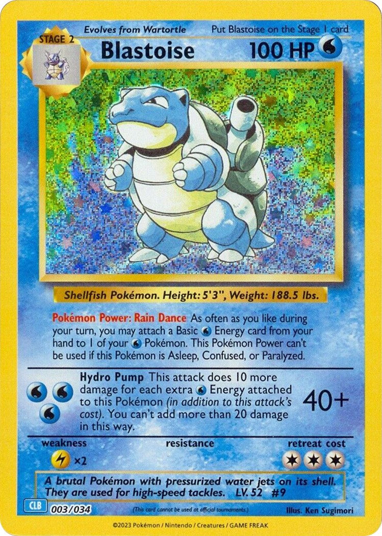Blastoise [Trading Card Game Classic] | Good Games Adelaide SA