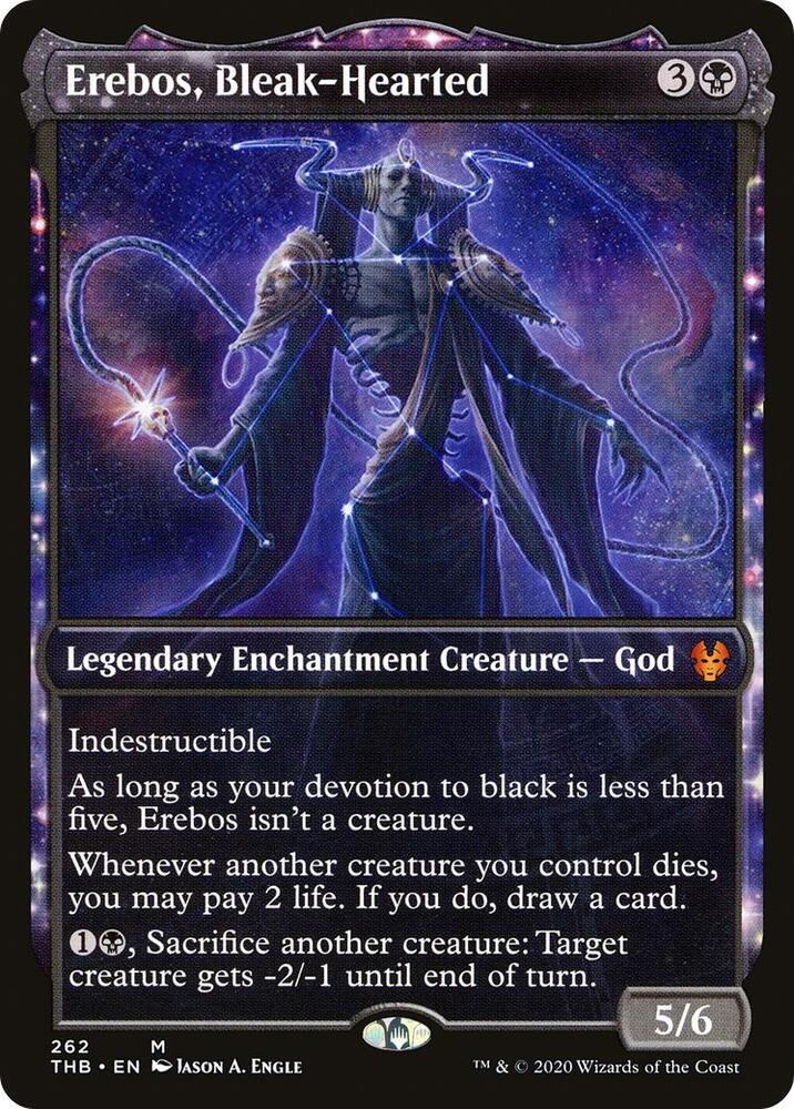 Erebos, Bleak-Hearted 262 (Theros Beyond Death)  - Foil | Good Games Adelaide SA