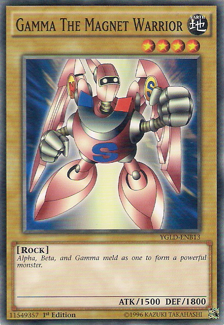 Gamma The Magnet Warrior [YGLD-ENB13] Common | Good Games Adelaide SA