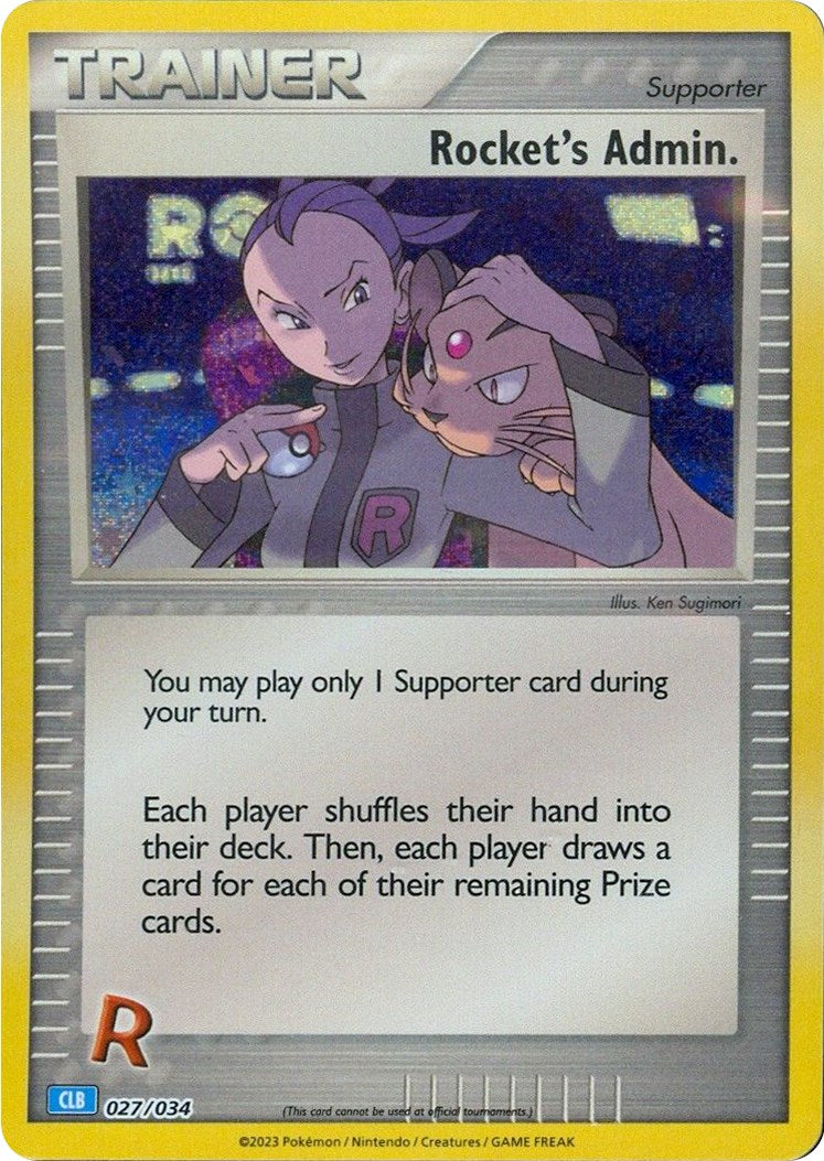 Rocket's Admin. (CLB) [Trading Card Game Classic] | Good Games Adelaide SA