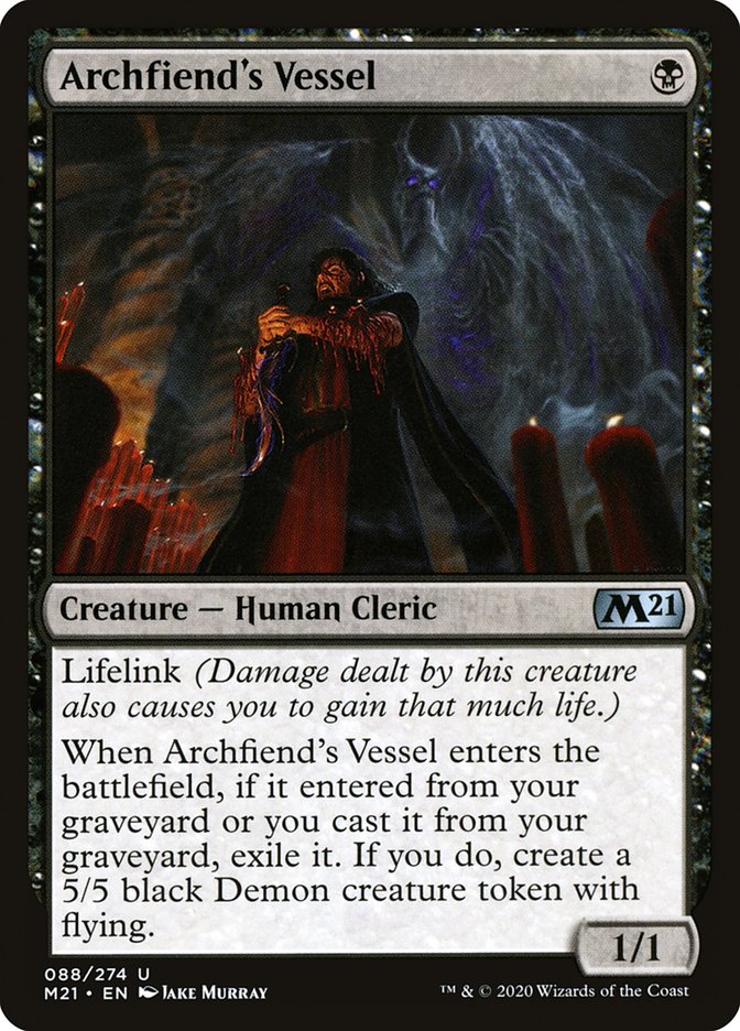 Archfiend's Vessel 88 (Core Set 2021)  | Good Games Adelaide SA