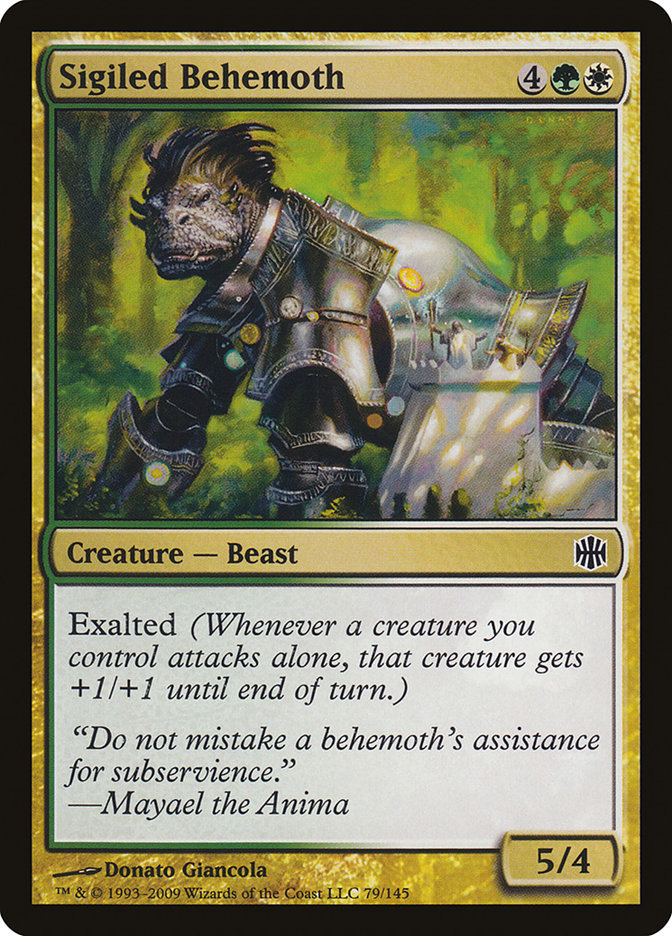 Sigiled Behemoth [Alara Reborn] | Good Games Adelaide SA
