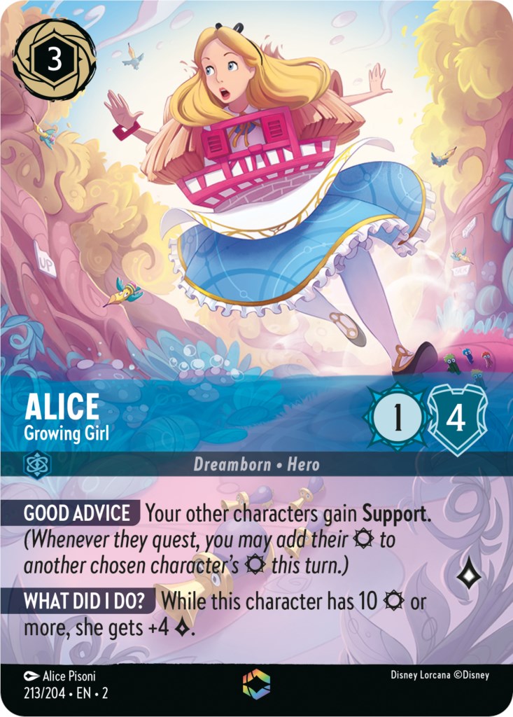 Alice - Growing Girl (Enchanted) (213/204) [Rise of the Floodborn] | Good Games Adelaide SA