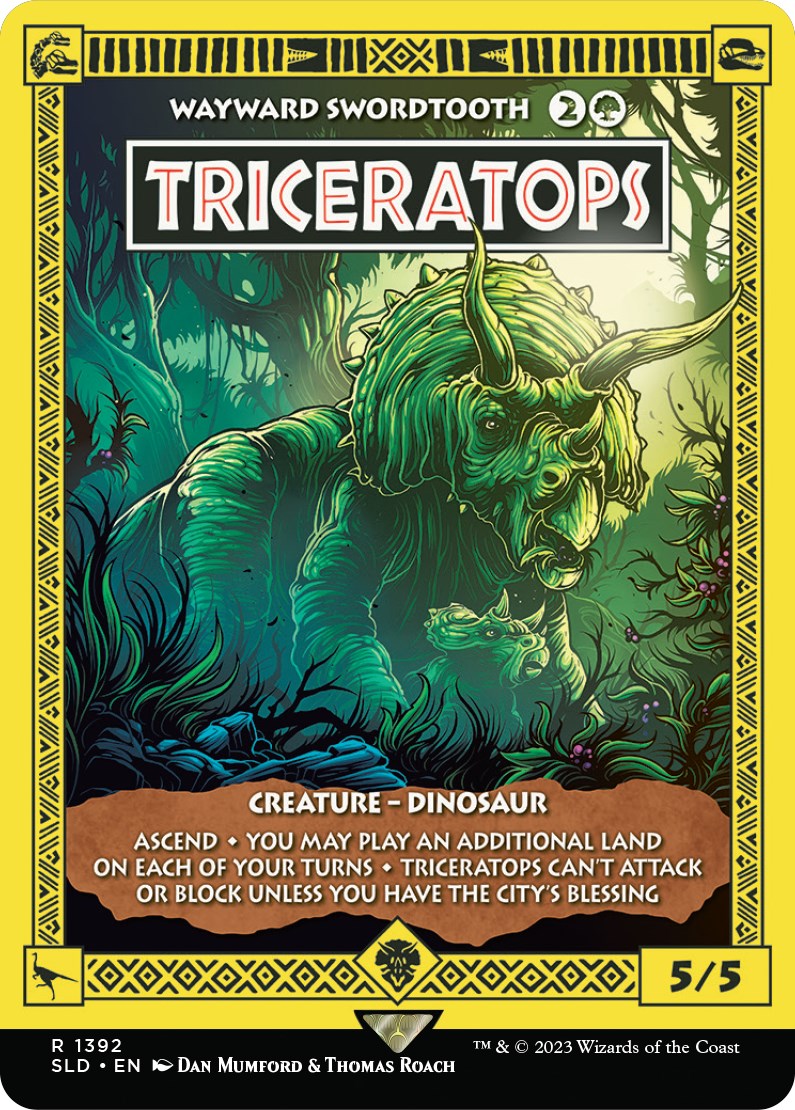Triceratops - Wayward Swordtooth [Secret Lair Drop Series] | Good Games Adelaide SA
