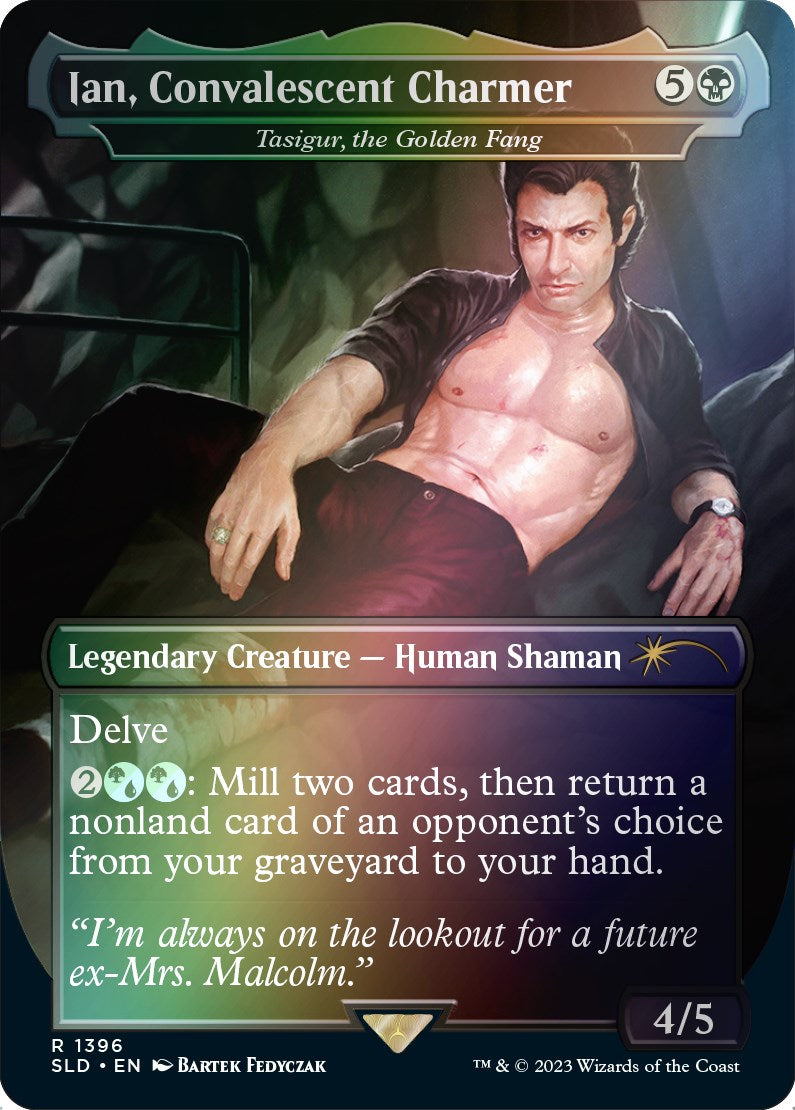 Ian, Convalescent Charmer - Tasigur, the Golden Fang (Rainbow Foil) [Secret Lair Drop Series] | Good Games Adelaide SA