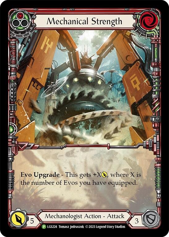 Mechanical Strength (Red) [LGS224] (Promo)  Rainbow Foil | Good Games Adelaide SA