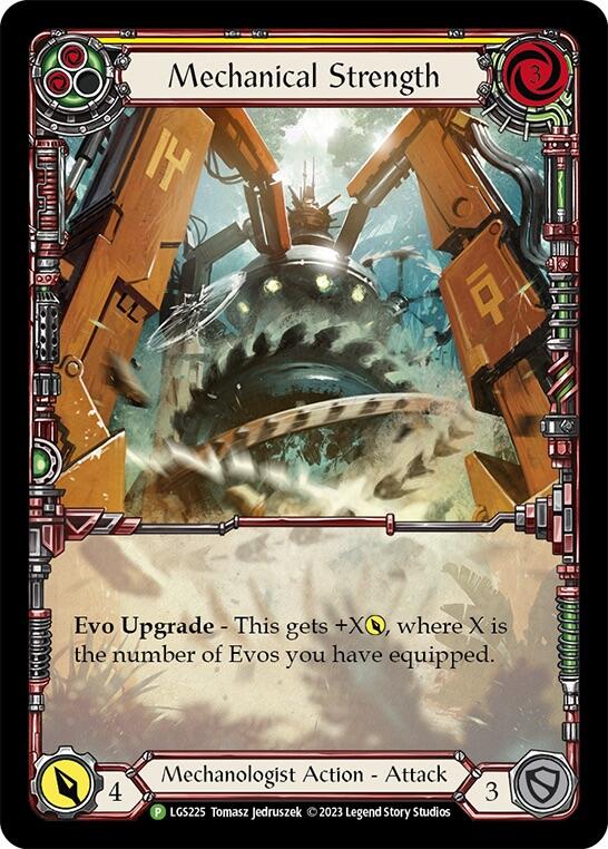 Mechanical Strength (Yellow) [LGS225] (Promo)  Rainbow Foil | Good Games Adelaide SA