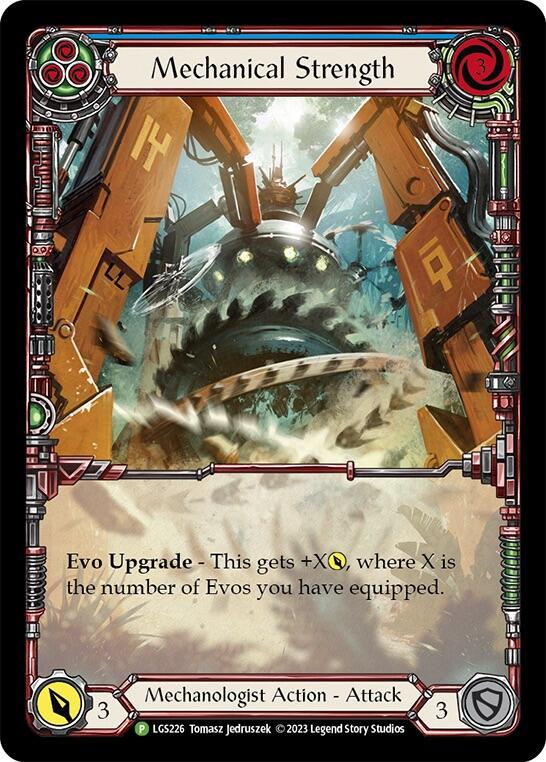 Mechanical Strength (Blue) [LGS226] (Promo)  Rainbow Foil | Good Games Adelaide SA