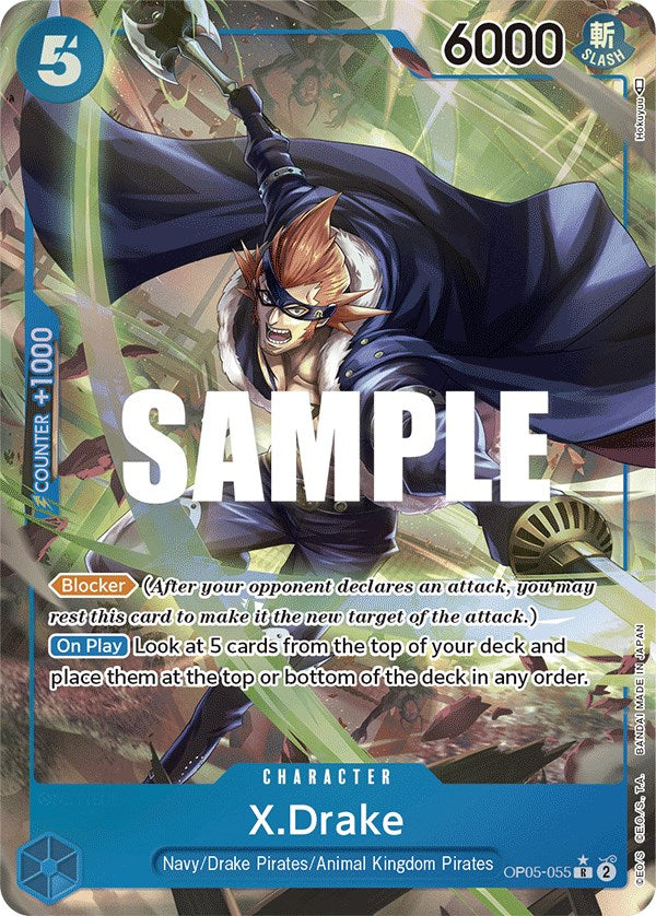 X.Drake (Alternate Art) [Awakening of the New Era] | Good Games Adelaide SA