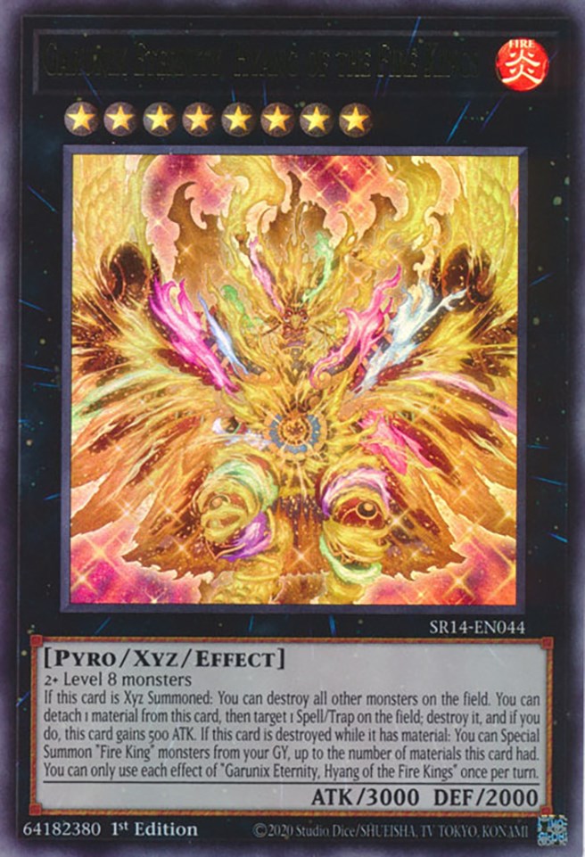 Garunix Eternity, Hyang of the Fire Kings [SR14-EN044] Ultra Rare | Good Games Adelaide SA