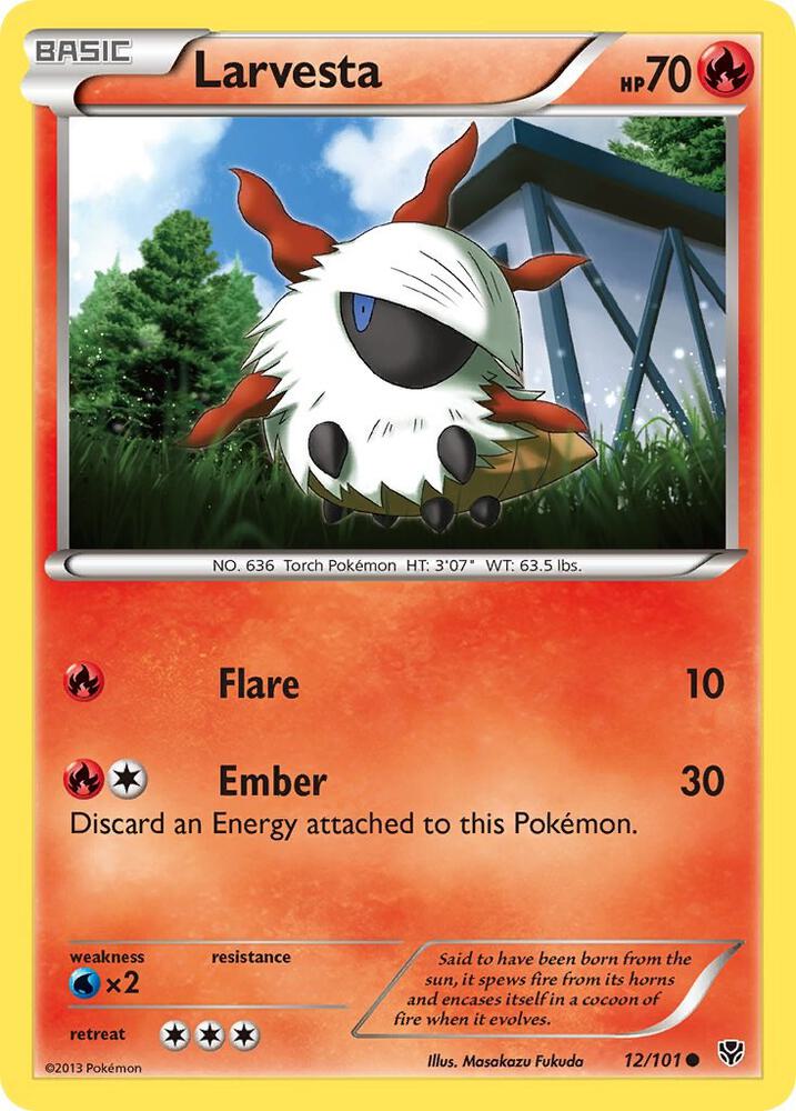 Larvesta 12/101 (Plasma Blast)  - Reverse Holofoil | Good Games Adelaide SA