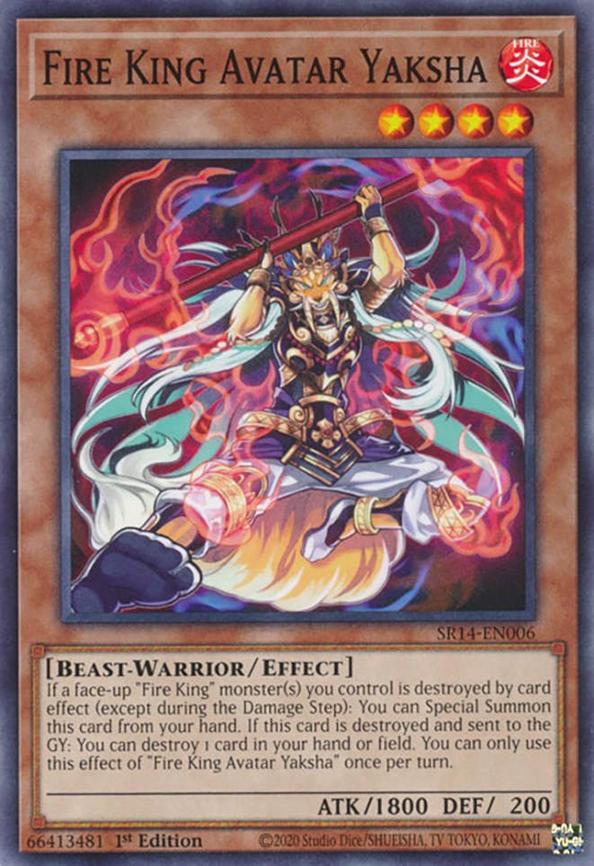 Fire King Avatar Yaksha [SR14-EN006] Common | Good Games Adelaide SA