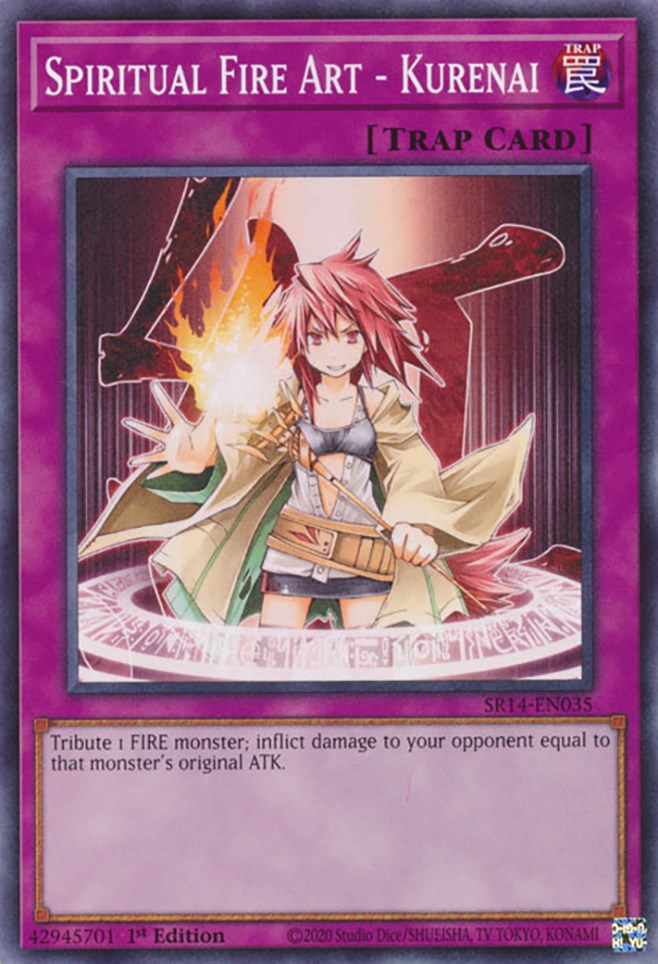 Spiritual Fire Art - Kurenai [SR14-EN035] Common | Good Games Adelaide SA