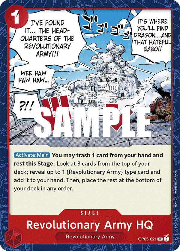 Revolutionary Army HQ [Awakening of the New Era] | Good Games Adelaide SA