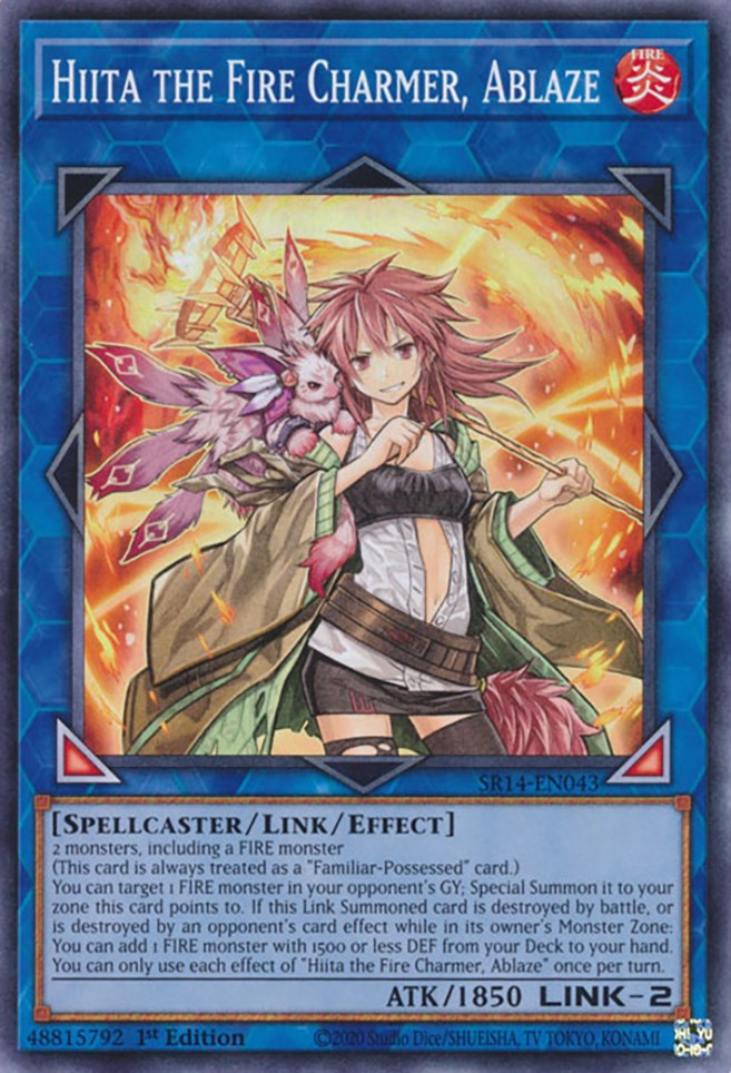 Hiita the Fire Charmer, Ablaze [SR14-EN043] Common | Good Games Adelaide SA
