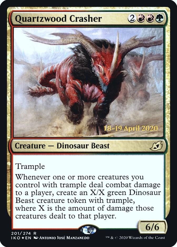 Quartzwood Crasher 201 (Prerelease Cards)  - Foil | Good Games Adelaide SA