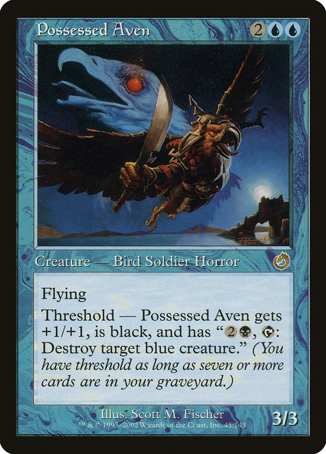 Possessed Aven 45/143 (Torment)  - Foil | Good Games Adelaide SA