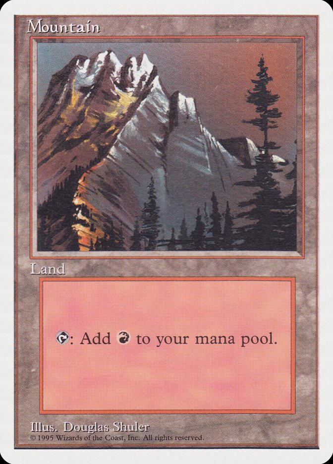 Mountain (Red Sky in the Top Right) [Rivals Quick Start Set] | Good Games Adelaide SA