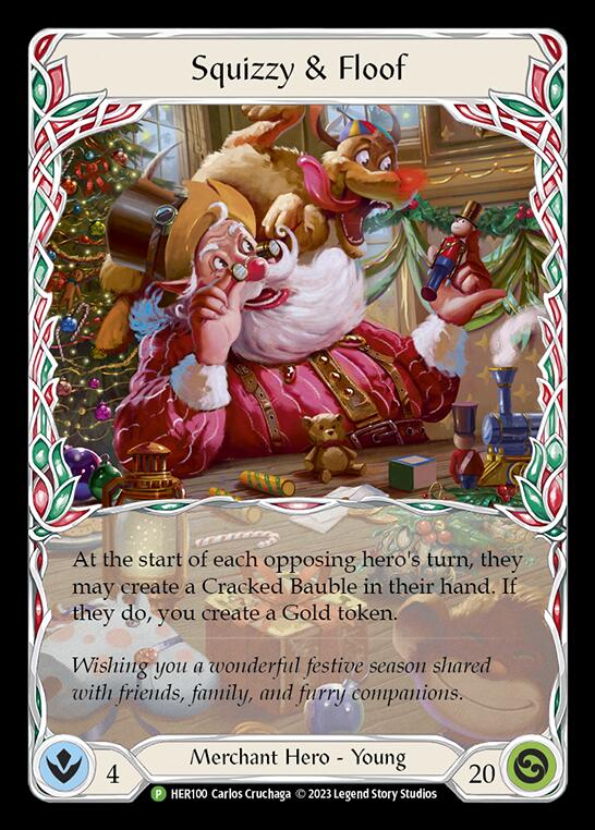 Squizzy & Floof [HER100] (Promo)  Cold Foil | Good Games Adelaide SA