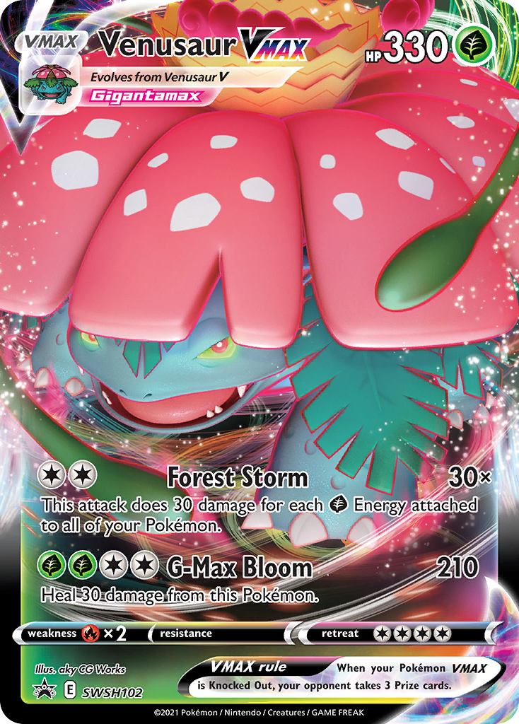 Venusaur VMAX (SWSH102) [Sword & Shield: Black Star Promos] | Good Games Adelaide SA