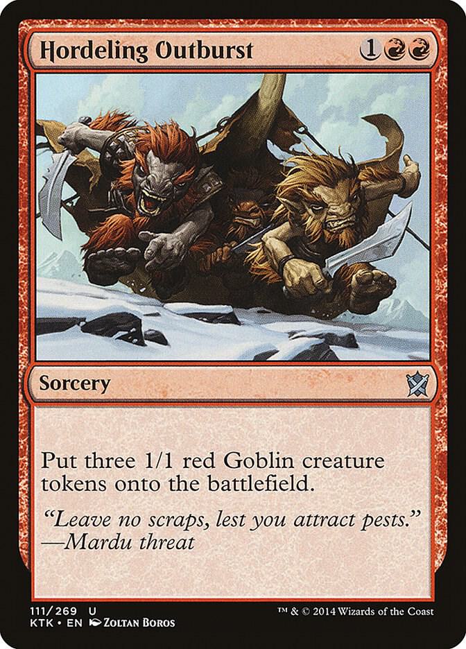 Hordeling Outburst 111 (Khans of Tarkir)  - Foil | Good Games Adelaide SA