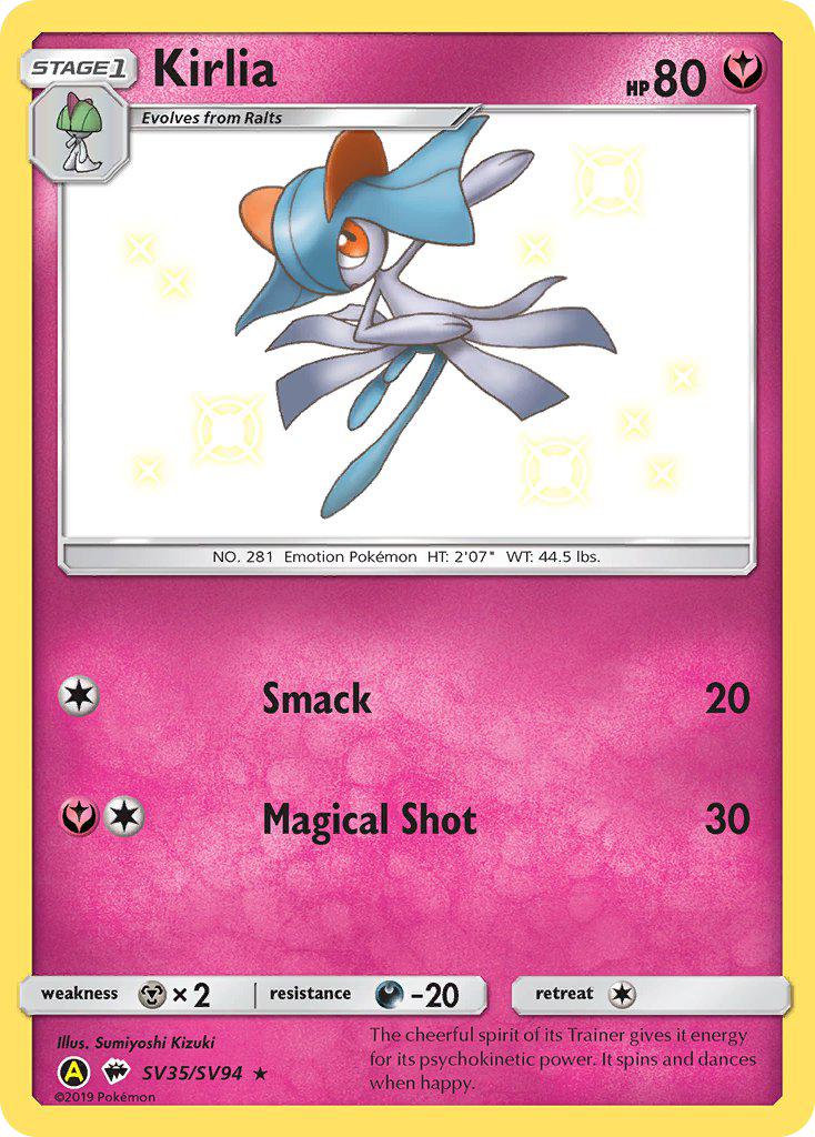 Kirlia (SV35/SV94) [Sun & Moon: Hidden Fates - Shiny Vault] | Good Games Adelaide SA