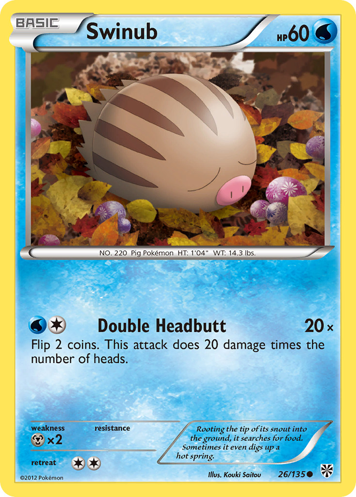 Swinub (26/135) [Black & White: Plasma Storm] | Good Games Adelaide SA